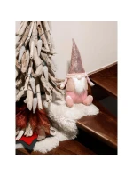 DEKORATIVNÍ TRPASLÍK S FLITRY 50CM RŮŽOVÝ