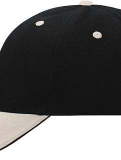 Daiber MB 24 6 panelová sandwich kšiltovka 03.0024 black/beige/black