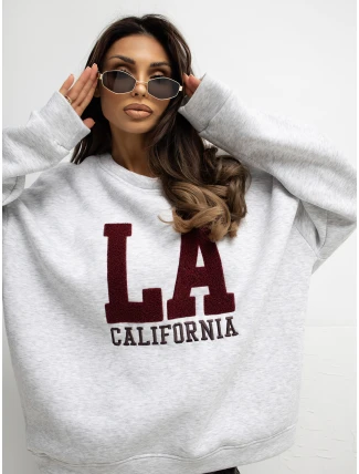 Mikina RV BL A1035.13 světle šedá