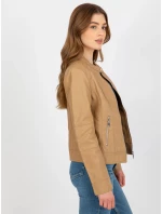 Dámská krátká bunda NM DE KR HX 2838.95P Hnědá velbloud - FPrice Dámská krátká bunda NM DE KR HX 2838.95P Hnědá velbloud - FPrice