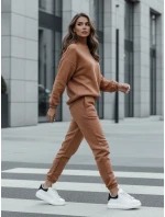 Dámský teplákový komplet ARIELLA PREMIUM mocha FashionStreet AY0730