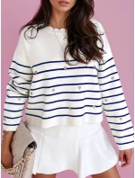 VELORIA dámský svetr modrý FashionStreet MY2028