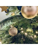 DEKORATIVNÍ PLASTOVÉ CETKY BEZPEČNÉ 46KS SLÍDA MĚĎ