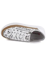 Dámské kožené polobotky na zip bílé Artiker 58C1250