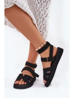 Dámské Sandály S Suchými Zipy Černé Uvissa Dámské Sandály S Suchými Zipy Černé Uvissa