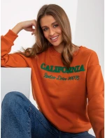 Dámská mikina MA BL 2205020 mikina.28P tmavě oranžová - FPrice