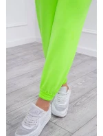 Sada s blůzou top zelená neonová Sada s blůzou top zelená neonová