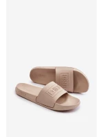 Lehké Dámské Pantofle Big Star OO274035 Béžové