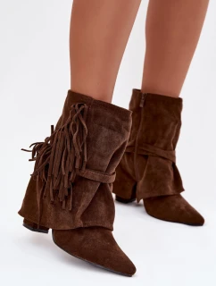 Boty na podpatku  model 221130 Step in style