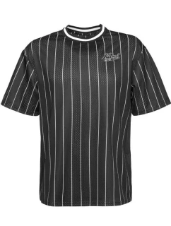 Karl Kani Chest Varsity Pinstripe Mesh T-Shirt Light M 6038524