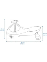 Gravitační horská dráha Meteor Swingo modrá