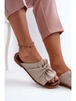 Dámské sandály na ploché podrážce béžové Nelvira Dámské sandály na ploché podrážce béžové Nelvira