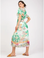 Šaty DHJ SK 15967 1.01P bílá zelená