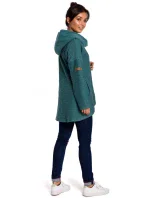 B131 Svetr s vysokým límcem - indigo B131 Svetr s vysokým límcem - indigo