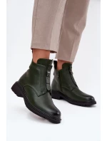 Dámské kotníkové boty Roselle – tmavě zelené