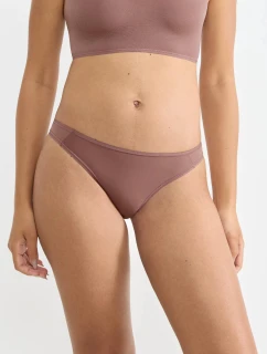 Dámská tanga Soft ADAPT Tiny Tanga - BROWN - hnědé 1141 - SLOGGI