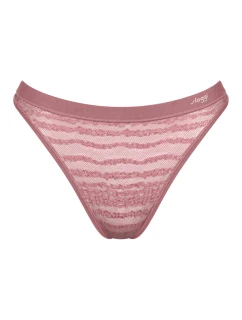 Dámská tanga FREE Evolve String Lace - UNKNOWN - hnědé 7836 - SLOGGI