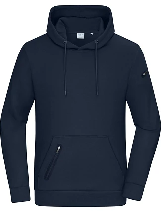 Daiber 8046 Pánská interlock mikina s kapucí 02.8046 navy