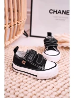 Dětské Tenisky Na Suchý Zip BIG STAR HH374200 Černé Dětské Tenisky Na Suchý Zip BIG STAR HH374200 Černé