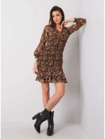 Šaty 328 SK 50024.52 černá a béžová Šaty 328 SK 50024.52 černá a béžová