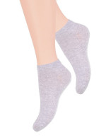 Hladké dámské ponožky Steven art.052