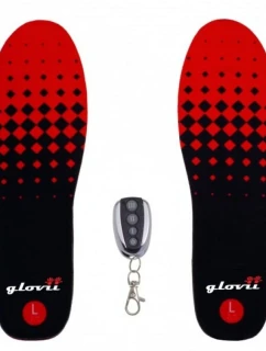 Vyhřívaná vložka do bot Glovii GW2L (41, 42, 43, 44, 45, 46; barva černá/červená)