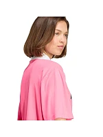 Adidas Tiro Q4 dámské tričko růžové JN2747