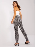 Kalhoty D73770M61869O černobílé Kalhoty D73770M61869O černobílé