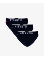 Pánské sportovní slipy ATLANTIC 3Pack - námořnická modrá