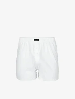 Pánské klasické boxerky s knoflíčky ATLANTIC - bílé