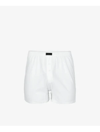 Pánské klasické boxerky s knoflíčky ATLANTIC - bílé