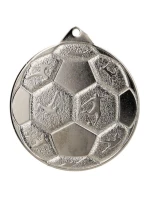 OCELOVÁ FOTBALOVÁ MEDAILE FI 50 MMC8850/S - STŘÍBRNÁ