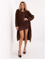 Kabát IT EN 80320.65 tmavě hnědý