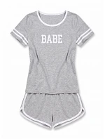 Babe Short Grey pyžamo - Aruelle