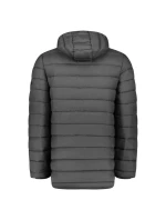 Geographical Norway pánská bunda AMIGOMAP LONG HOOD DB DGREY MEN 233 DARK GREY (WZ5086H/GN-GRIS FONCÉ)