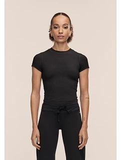 Dámské tričko CASALL Defined Rib Tee, černé