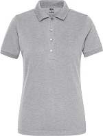Daiber JN 1805 Dámské pracovní elastické bio polo - Solid 02.1805 grey heather
