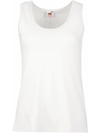 Fruit of the Loom Lady-Fit Valueweight Vest Dámské tílko 16.1376 white Fruit of the Loom Lady-Fit Valueweight Vest Dámské tílko 16.1376 white