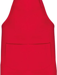Kariban K 889 Dětská zástěra s laclem 20.K889 red