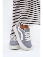 Dámské Tenisky Na Platformě Modré Tellnira Dámské Tenisky Na Platformě Modré Tellnira