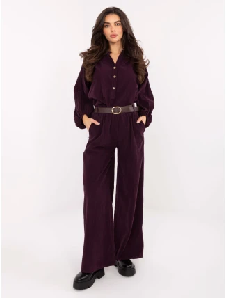IT kalhoty SP 25782.73 tmavě fialové