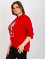 Dámská halenka RV BZ 8456.35 červená - FPrice