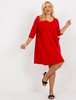 RV šaty SK 8529.37P červená
