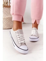 Dámské Klasické Tenisky Šedé Omerta