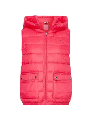 DÁMSKÁ BUNDA BEZ RUKÁVŮ S KAPUCÍ TOMMY HILFIGER