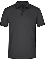 Daiber JN 710 Pánské elastické piqué polo 02.0710 black Daiber JN 710 Pánské elastické piqué polo 02.0710 black