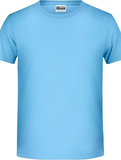 Daiber 8008B Chlapecké tričko z bio bavlny 02.808B sky blue
