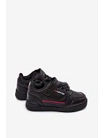 Dětské boty Sneakers na suchý zip LOTTO NANDU 2600310K Černé
