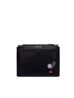 Dámská kabelka Vuch Coalie Flowers Black Dámská kabelka Vuch Coalie Flowers Black