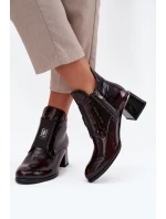 Boty na podpatku model 218066 Step in style Boty na podpatku model 218066 Step in style